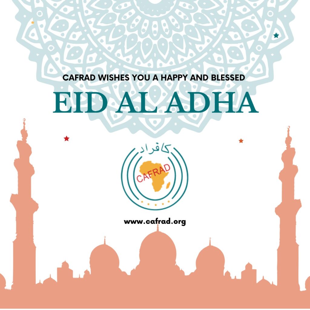 Le CAFRAD adresse un message de vœux à l’occasion de l’Aïd al-Adha