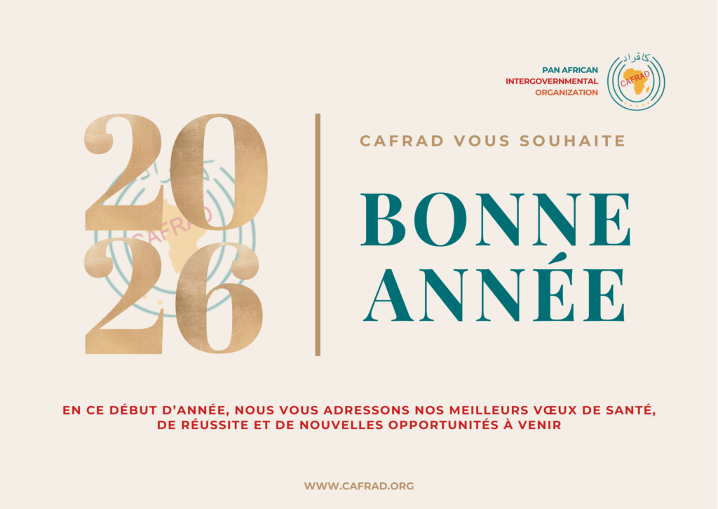 CAFRAD Vous Souhaite Une belle et Heureuse Année 2026